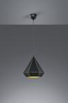 emag-ro,luminam,interior,lamps,ceiling lamps,pendant ceiling lamps,plastic,yellow,orange,black,minimalist,modern,hexagon